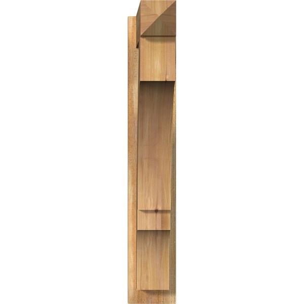 Balboa Arts & Crafts Rough Sawn Outlooker, Western Red Cedar, 6W X 24D X 36H